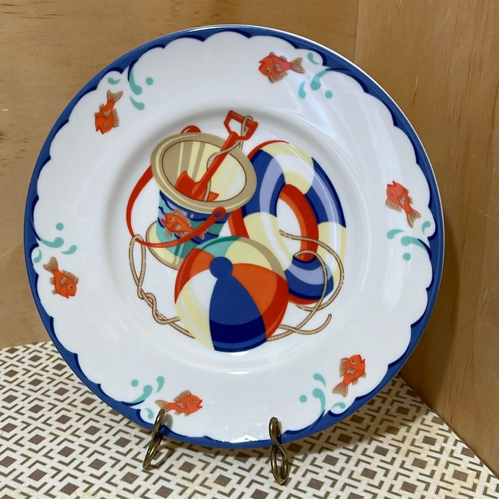 Vintage Tiffany & Co “Tiffany Seashore” Plate Retired